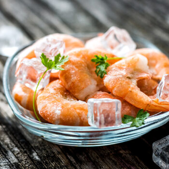 Frozen shrimps